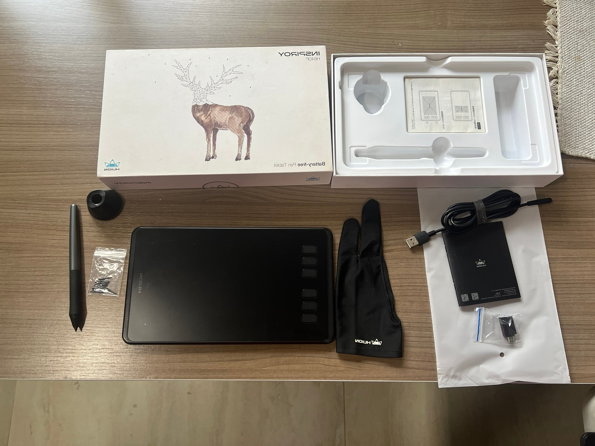 Tablet de dibujo HUION H640P