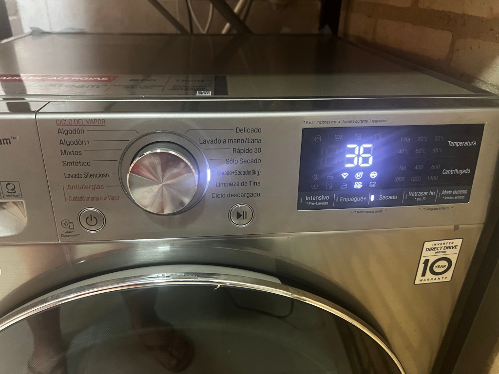 Lavarropas / Secarropas LG Smart Inox - Foto 2