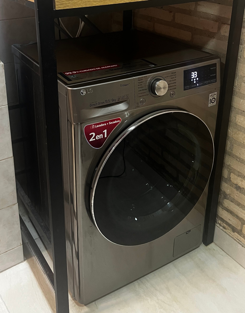 Lavarropas / Secarropas LG Smart Inox - Foto 4