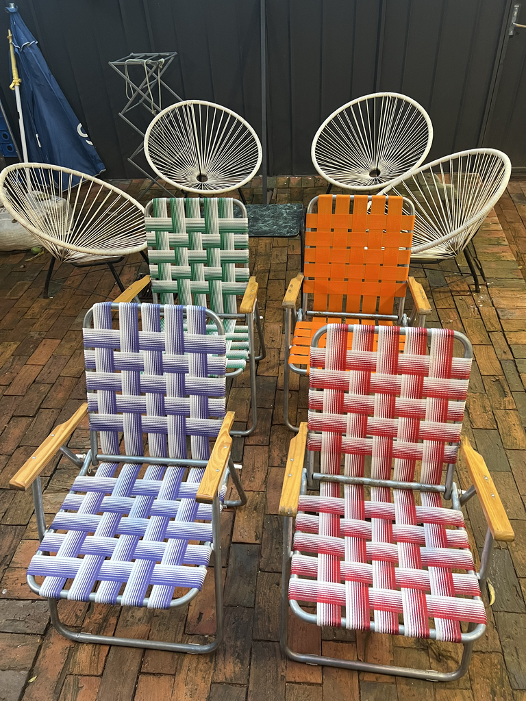 Juego de Sillas de Playa con Sombrilla y Carrito